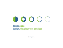 Tablet Screenshot of designcode.ca